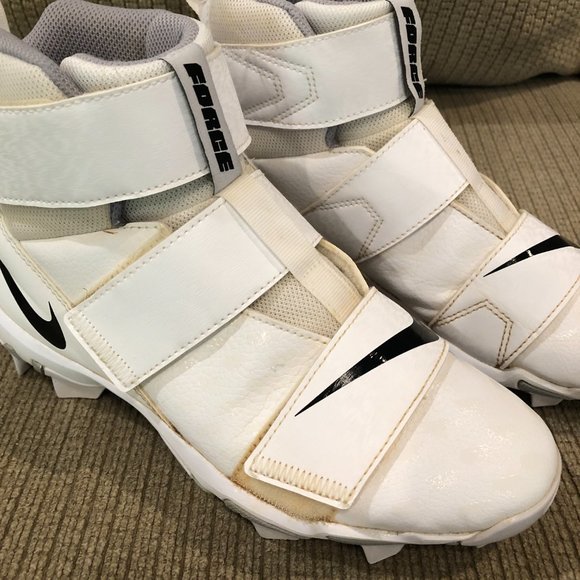 Nike Force FastFlex White Velcro Sports Cleat Size 6 - Picture 10 of 15